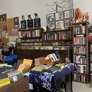 Interior, books