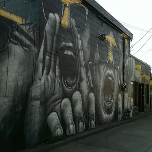 Graffiti art outside