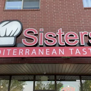 the front of the restaurant