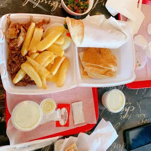 food, fish and chips