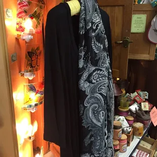 These tunics and scarves are so comfy and beautiful. Tops only 28.00!