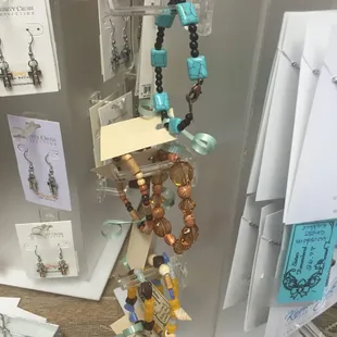 Bracelets by Julie S displayed at Sisters Remembered
