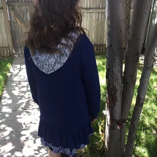 Sisters Remembered has beautiful Lace Hoodies in 4 different colors. Size small to XXL.