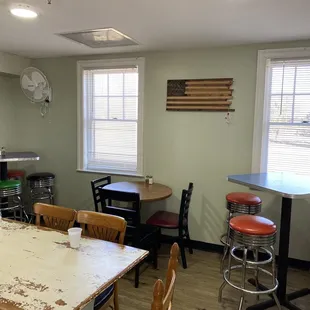 Upstairs dining