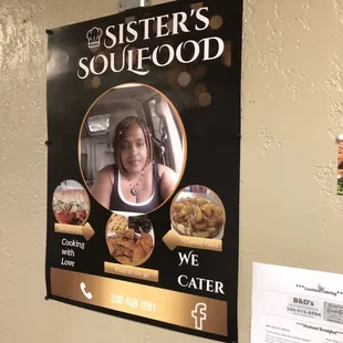 a sign for a restaurant