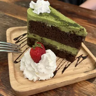 Matcha Green Tea Chocolate Cake