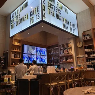 Bar area
