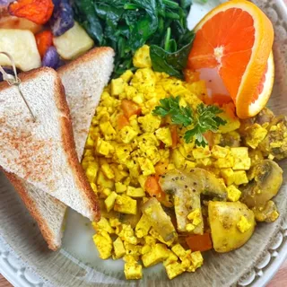 Vegan Curry Scramble
