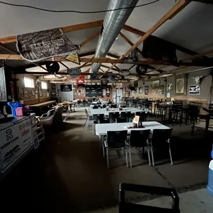 the inside of a restaurant