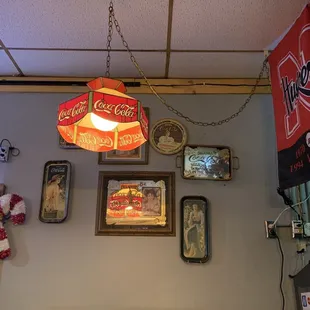 Vintage Coca Cola decorations