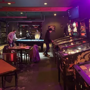 Pool, pinball, Photo Booth
