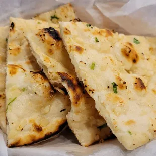 Garlic Naan, $4 - 4.5 Stars