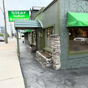 the front of sitar indian restaurant