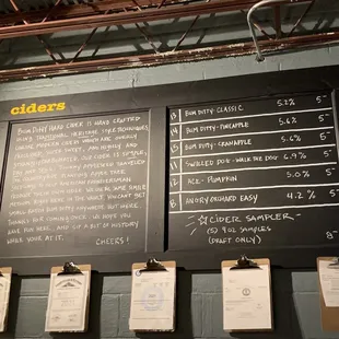 Cider list