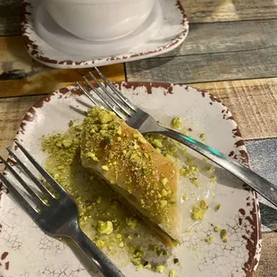 Pistachio baklava. Amazing