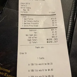 Reasonable bill
