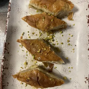 Pistachio baklava