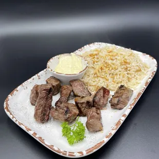 Lamb Kabob Plate