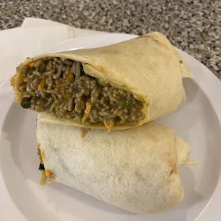 Asian Noodle Salad Wrap