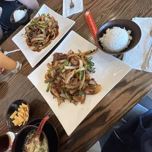 Mongolian Beef Egg Drop Soup Thai Iced Tea