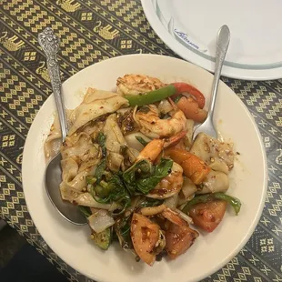 Drunken noodles