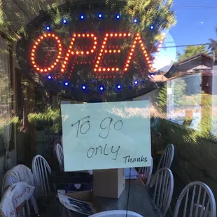 To go only sign in window