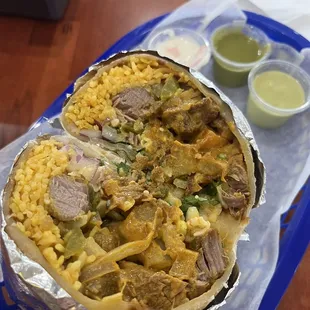 Lamb Tikka Burrito