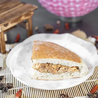 B1. Six Alley Signature Pork Asian Burger