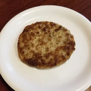 Side of sausage patty