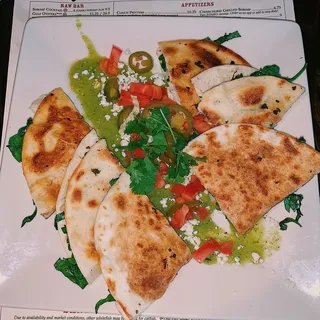 Seafood Quesadilla