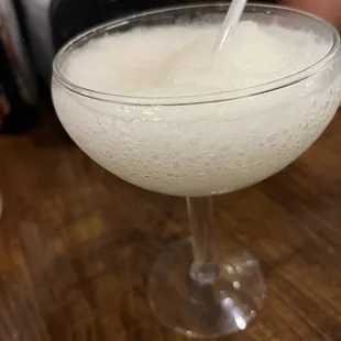 Foamy margarita