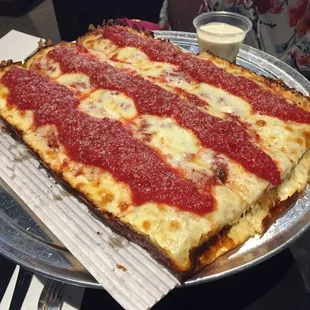 Detroit Style Pizza