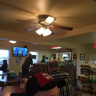a man and a woman sitting at a table