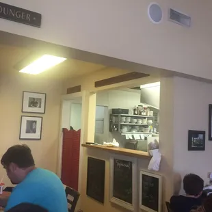 Main counter to kitchen