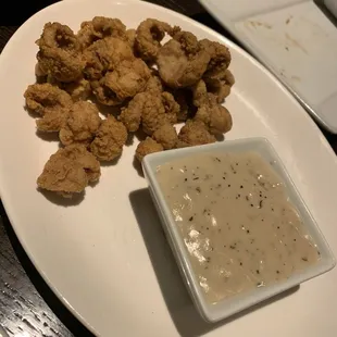 Turkey fries, good. Wish the gravy was turkey gravy.