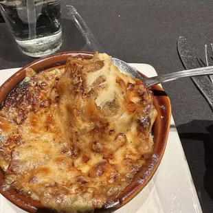 French Onion soup is a little over done