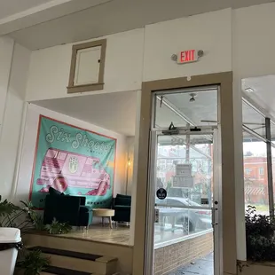 inside shop