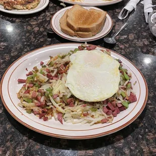Home made corned beef hash