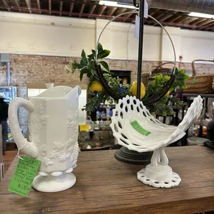 More milk glass