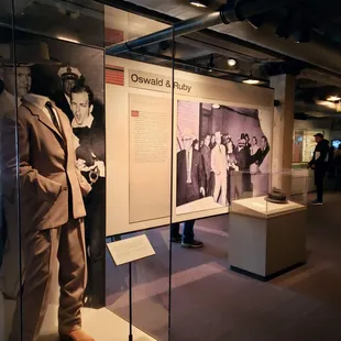 Oswald and Ruby at 6th Floor Museum at Dealey Plaza