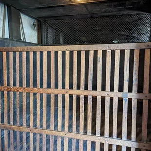 Freight elevator Oswald probably used