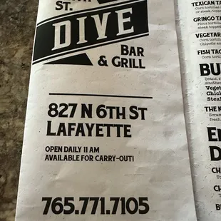 Menu 4/25/24