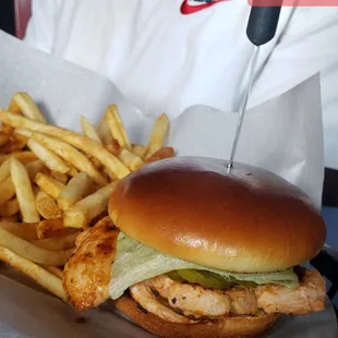 Grilled chicken sandwich