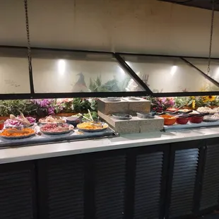 Endless soup and salad bar