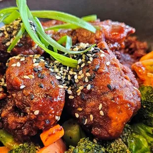 Korean Fried Chicken Bowl - yummy!