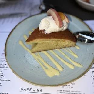 Olive oil citrus cake.