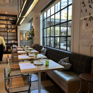 Inside restaurant