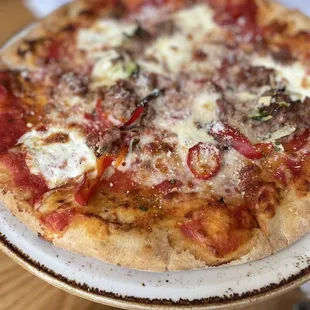 pizza, food