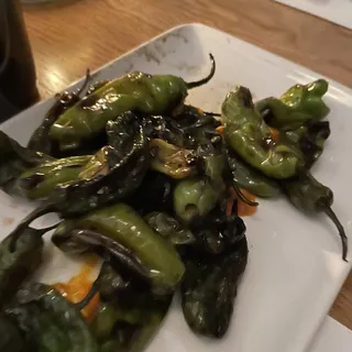 Blistered Shishito Peppers