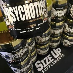 Strong preworkouts always stocked